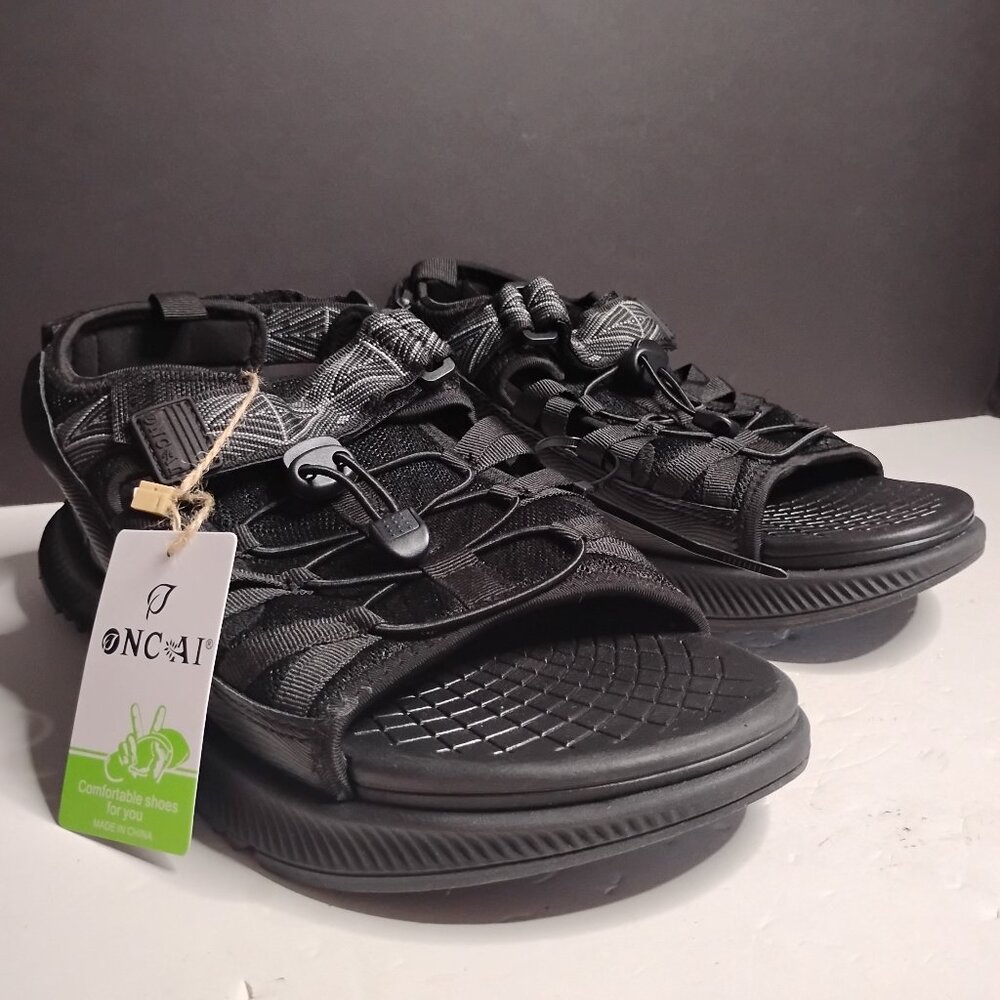 New ONCAI Mens Hiking/Comfort/ & Arch Support Sandals/Mandals Size 11